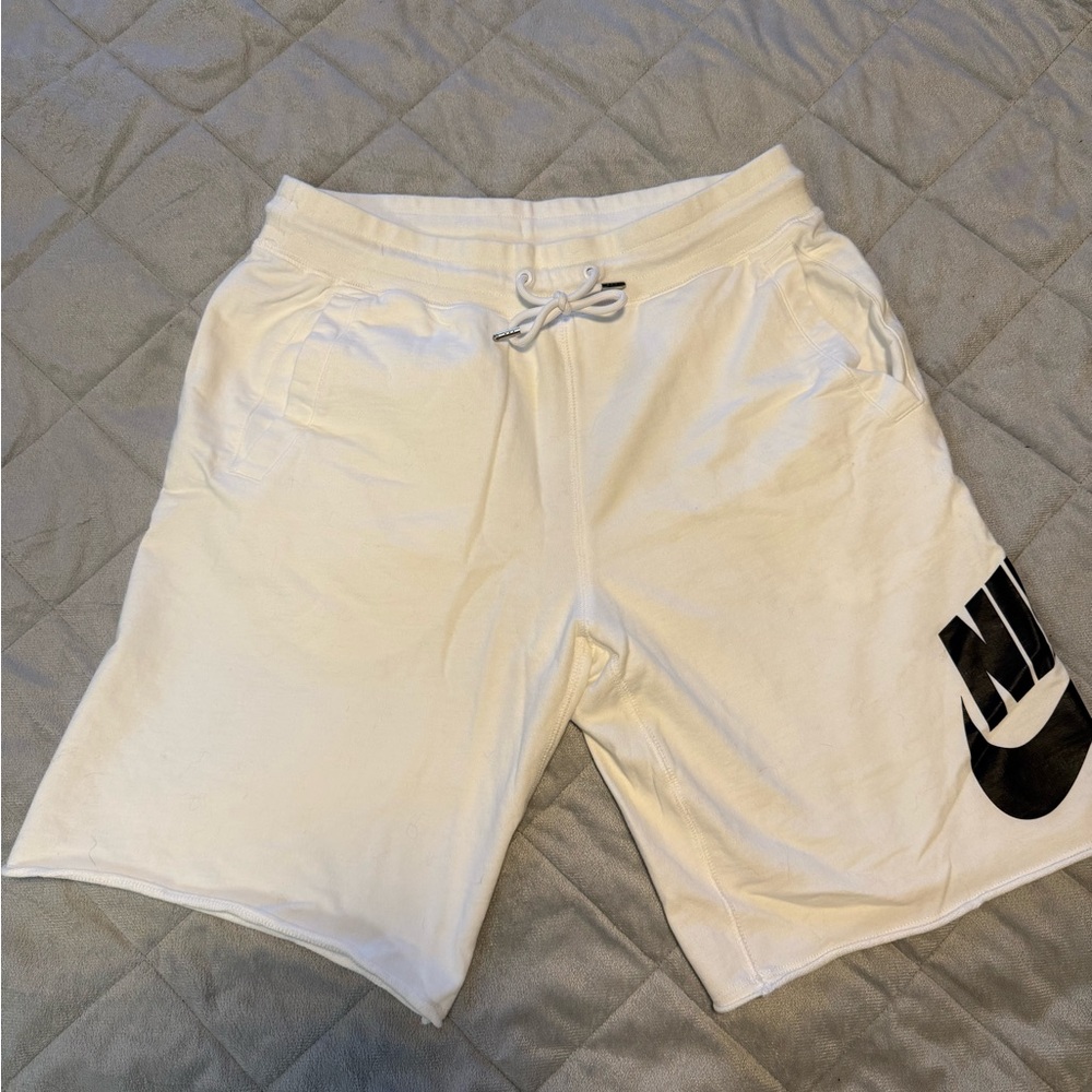 Nike Men's White Athletic Shorts